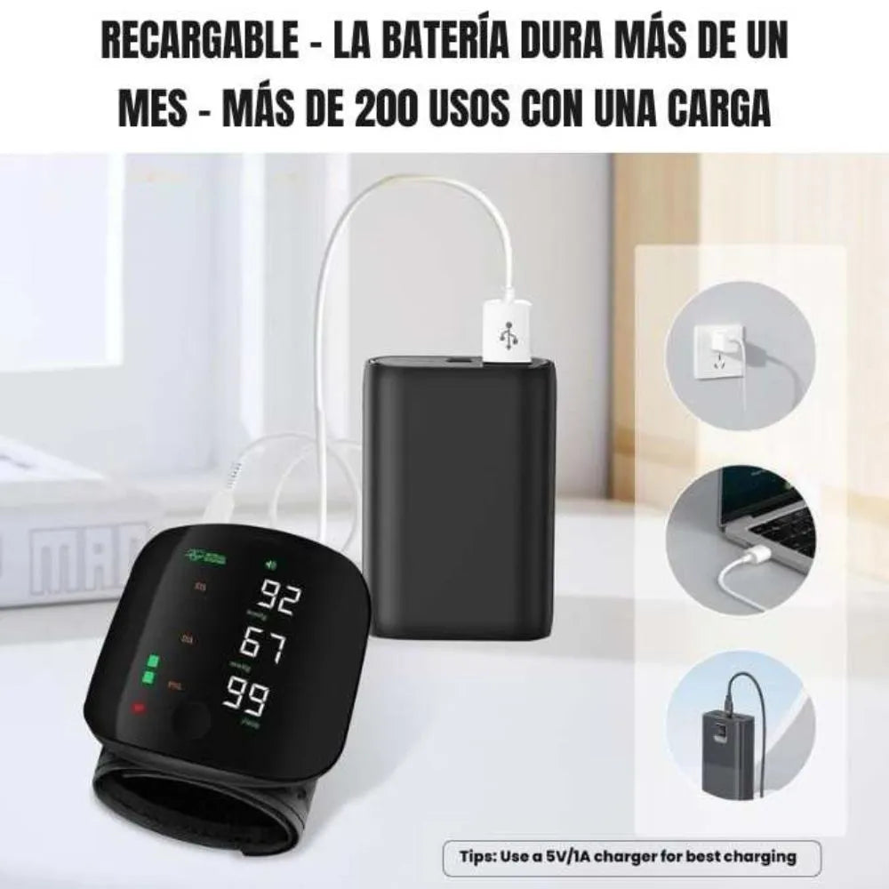 Tensiómetro de muñeca - Controla la actividad cardiaca en segundos