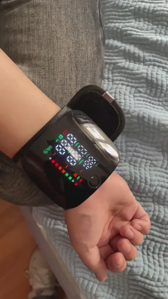 Tensiómetro de muñeca - Controla la actividad cardiaca en segundos video